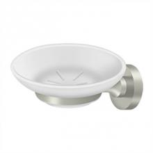 Deltana BBN2012-15 - Frosted Glass Soap Dish, BBN Series