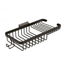 Deltana WBR1051HU10B - Wire Basket, 10'' Rect/Comb W/Hook, Oil Rubbed Bronze