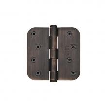 Emtek 9103410B - 9100 Stl Hinge, SD, 5/8''RdCr, 4, US10B