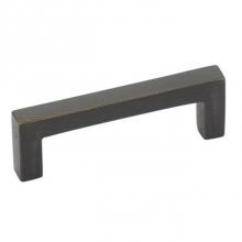 Emtek 86670FB - Rustic Modern Cabinet Pull, 6'' C-C, FB