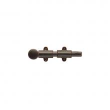 Emtek 851110B - Surface Bolt, 6'', (Set, includig Strike Plt No.1, 2, 3)