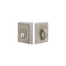 Emtek W8368US10B - Weiser Keyway, Brass Rect Deadbolt, Dbl, US10B