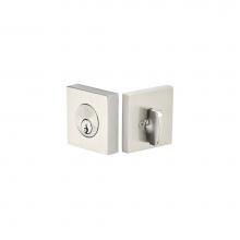 Emtek 8469US10B - Square Deadbolt, Sgl, US10B