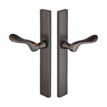 Emtek 14A2WMLHUS10B - Multi Point C4, Non-Keyed Passage, Modern Style, 1-1/2'' x 11'', Wembley Lever