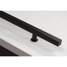 Emtek BTB86187PSS - Back to Back, Square 48 inch Door Pull, PSS