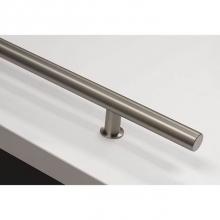 Emtek BTB86189PSS - Back to Back, Round 48 inch Door Pull, PSS