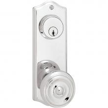 Emtek 8060ASUS10B - Passage Single Keyed, Sideplate Locksets Colonial 3-5/8'' Center to Center Keyed, Astori