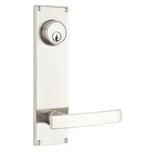 Emtek 8014ASUS10B - Dummy Pair Keyed, Sideplate Locksets Modern 5-1/2'' Center to Center Keyed, Astoria Clea