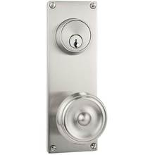 Emtek 8012ASUS10B - Dummy Pair Keyed, Sideplate Locksets Modern 3-5/8'' Center to Center Keyed, Astoria Clea