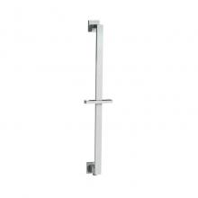 Mountain Plumbing MT8SRW/ULB - Wall Mounted Shower Rail with Bottom Outlet Integral Waterway - Rectangular