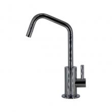Mountain Plumbing MT1823-NL/CPB - Point-of-Use Drinking Faucet with Contemporary Round Body & Handle (120-degree Spout)