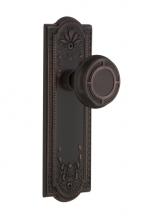 Nostalgic Warehouse 700302 - Nostalgic Warehouse Meadows Plate Passage Mission Door Knob in Timeless Bronze