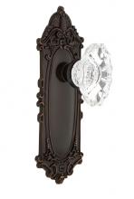 Nostalgic Warehouse 700909 - Nostalgic Warehouse Victorian Plate Double Dummy Chateau Door Knob in Timeless Bronze