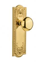 Nostalgic Warehouse 702881 - Nostalgic Warehouse Meadows Plate Single Dummy New York Door Knob in Unlacquered Brass