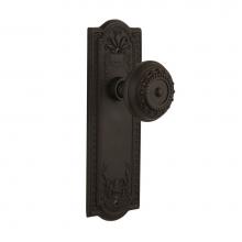 Nostalgic Warehouse 704289 - Nostalgic Warehouse Meadows Plate Privacy Meadows Door Knob in Oil-Rubbed Bronze