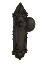 Nostalgic Warehouse 707683 - Nostalgic Warehouse Victorian Plate Privacy New York Door Knob in Oil-Rubbed Bronze