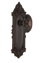 Nostalgic Warehouse 707897 - Nostalgic Warehouse Victorian Plate Passage Victorian Door Knob in Timeless Bronze