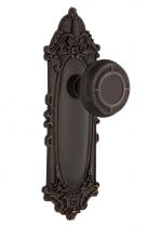 Nostalgic Warehouse 708150 - Nostalgic Warehouse Victorian Plate Privacy Mission Door Knob in Timeless Bronze