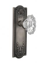 Nostalgic Warehouse 709021 - Nostalgic Warehouse Meadows Plate Passage Chateau Door Knob in Antique Pewter