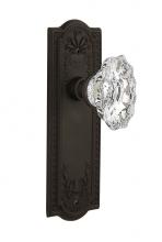 Nostalgic Warehouse 709022 - Nostalgic Warehouse Meadows Plate Passage Chateau Door Knob in Oil-Rubbed Bronze