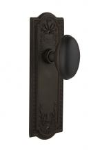 Nostalgic Warehouse 709061 - Nostalgic Warehouse Meadows Plate Passage Homestead Door Knob in Oil-Rubbed Bronze