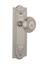 Nostalgic Warehouse 709098 - Nostalgic Warehouse Meadows Plate Passage Meadows Door Knob in Satin Nickel