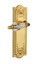 Nostalgic Warehouse 709160 - Nostalgic Warehouse Meadows Plate Passage Parlor Lever in Polished Brass