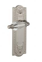 Nostalgic Warehouse 709161 - Nostalgic Warehouse Meadows Plate Passage Parlor Lever in Satin Nickel