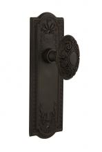 Nostalgic Warehouse 709190 - Nostalgic Warehouse Meadows Plate Passage Victorian Door Knob in Oil-Rubbed Bronze