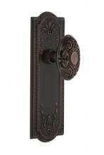 Nostalgic Warehouse 709193 - Nostalgic Warehouse Meadows Plate Passage Victorian Door Knob in Timeless Bronze