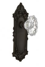 Nostalgic Warehouse 709877 - Nostalgic Warehouse Victorian Plate Passage Chateau Door Knob in Oil-Rubbed Bronze