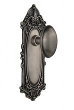 Nostalgic Warehouse 709909 - Nostalgic Warehouse Victorian Plate Passage Homestead Door Knob in Antique Pewter