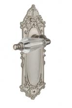 Nostalgic Warehouse 709952 - Nostalgic Warehouse Victorian Plate Passage Parlor Lever in Satin Nickel