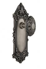 Nostalgic Warehouse 709970 - Nostalgic Warehouse Victorian Plate Passage Victorian Door Knob in Antique Pewter