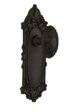 Nostalgic Warehouse 709971 - Nostalgic Warehouse Victorian Plate Passage Victorian Door Knob in Oil-Rubbed Bronze