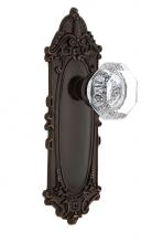 Nostalgic Warehouse 709981 - Nostalgic Warehouse Victorian Plate Passage Waldorf Door Knob in Timeless Bronze