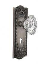 Nostalgic Warehouse 713683 - Nostalgic Warehouse Meadows Plate with Keyhole Passage Chateau Door Knob in Antique Pewter