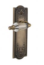 Nostalgic Warehouse 714381 - Nostalgic Warehouse Meadows Plate Privacy Parlor Lever in Antique Brass