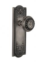 Nostalgic Warehouse 716666 - Nostalgic Warehouse Meadows Plate Privacy Meadows Door Knob in Antique Pewter