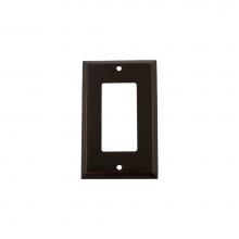 Nostalgic Warehouse 719629 - Nostalgic Warehouse New York Switch Plate with Single Rocker in Timeless Bronze