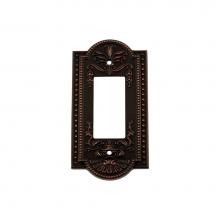 Nostalgic Warehouse 719641 - Nostalgic Warehouse Meadows Switch Plate with Single Rocker in Timeless Bronze