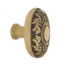 Nostalgic Warehouse 756104 - Nostalgic Warehouse Victorian Brass 1 3/4'' Cabinet Knob in Antique Brass