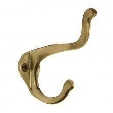 Nostalgic Warehouse 701048 - Nostalgic Warehouse Schoolhouse Coat Hook in Polished Brass