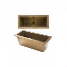 Rocky Mountain Hardware KS2722 - Plumbing Sink, Oasis-Lago, S/R or UC, DBL bowl, apron frt