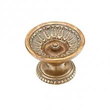 Schaub and Company 932-MBR - Knob, Monticello Brass, 2-1/8'' dia