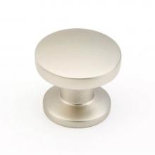 Schaub and Company 211-15 - Knob, Satin Nickel, 1-3/8'' dia