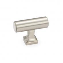 Schaub and Company 473-15 - T-Pull, Satin Nickel, 1/2''