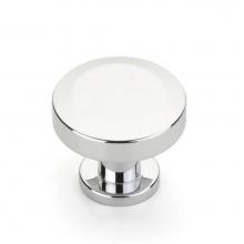 Schaub and Company 550-26 - Round Knob, Polished Chrome, 1-1/4'' dia