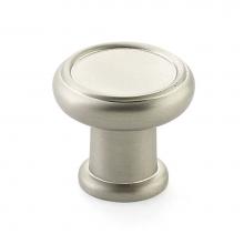 Schaub and Company 78-15 - Knob, Satin Nickel, 1-1/4'' dia