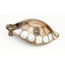 Schaub and Company 864-MOP/ED - Pull, Pendant, Mother of Pearl/Penshell, Turtle